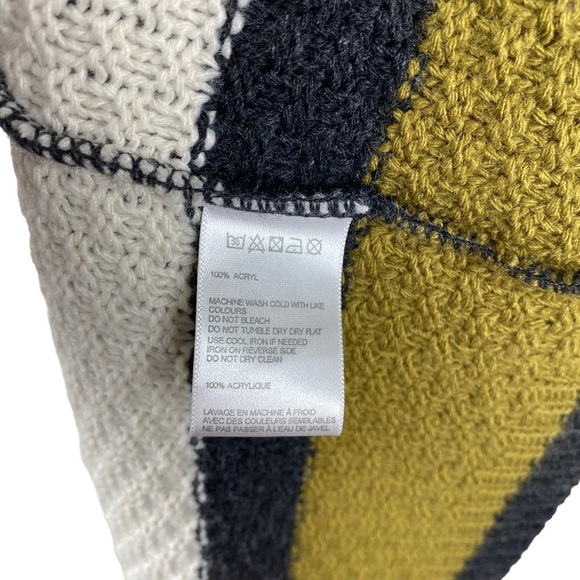 Ecote Duster Cardigan Sweater Open Long Oversized Color block Stripes Size XS/S - Picture 7 of 11